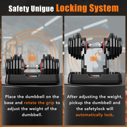 160Lb(80Lbs*2) Adjustable Dumbbells Set,16 in 1 Quick-Select 5-80Lbs Weight Adjustable Dumbbells for Full Body Home Workout